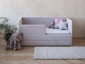Диван-кровать Happy (светло-серый) в Ленске - lensk.mebel-nsk.ru | фото