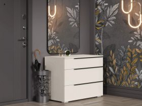 Комод с 3 ящиками Айри КМ-001 (кашемир) в Ленске - lensk.mebel-nsk.ru | фото