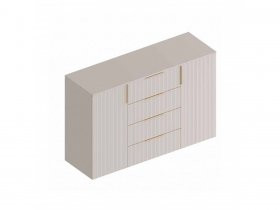 Комод с 4 ящ., 2створ. «Тефия» (тефия/софт сантьяго) в Ленске - lensk.mebel-nsk.ru | фото