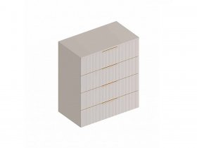 Комод с 4 ящ. «Тефия» (тефия/софт сантьяго) в Ленске - lensk.mebel-nsk.ru | фото
