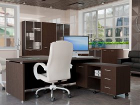 Комплект офисной мебели Президент-ПРО в Ленске - lensk.mebel-nsk.ru | фото