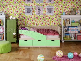 Кровать детская Бабочки 1,8 м в Ленске - lensk.mebel-nsk.ru | фото
