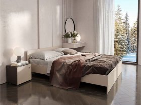 Кровать двухспальная 1,6м Гиза в Ленске - lensk.mebel-nsk.ru | фото