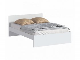 Кровать двуспальная 1,4м Бруклин СБ-3353 (белый) в Ленске - lensk.mebel-nsk.ru | фото