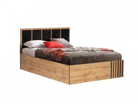 Кровать двуспальная с подъем. мех. 1,6 м Либерти 51.20 в Ленске - lensk.mebel-nsk.ru | фото