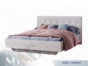 Кровать двуспальная 1,6м Кимберли КР-13 в Ленске - lensk.mebel-nsk.ru | фото