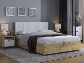 Кровать двуспальная 1,6м Юлия в Ленске - lensk.mebel-nsk.ru | фото