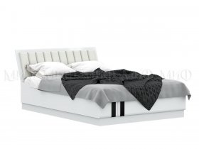 Кровать двуспальная с подъем.мех. 1,6м Магнолия в Ленске - lensk.mebel-nsk.ru | фото