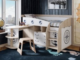 Кровать комбинированная «Немо» в Ленске - lensk.mebel-nsk.ru | фото