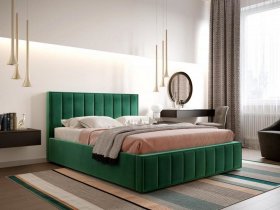 Кровать мягкая 1,4 Вена стандарт, вар.1 в Ленске - lensk.mebel-nsk.ru | фото