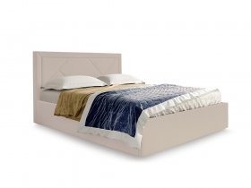 Кровать мягкая 1,6 Сиеста стандарт, вар.2 в Ленске - lensk.mebel-nsk.ru | фото