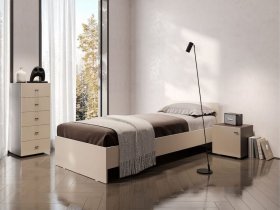 Кровать односпальная 0,9м Гиза в Ленске - lensk.mebel-nsk.ru | фото