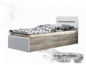 Кровать односпальная Наоми КР-12 в Ленске - lensk.mebel-nsk.ru | фото