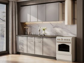 Кухонный гарнитур «Адель» 2,0м (нео) в Ленске - lensk.mebel-nsk.ru | фото
