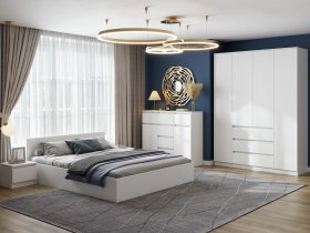 Модульная спальня Ницца в Ленске - lensk.mebel-nsk.ru | фото