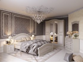 Модульная спальня Николь (Мебельград) в Ленске - lensk.mebel-nsk.ru | фото