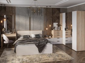 Модульная спальня Норд в Ленске - lensk.mebel-nsk.ru | фото