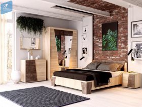 Модульная спальня Санремо в Ленске - lensk.mebel-nsk.ru | фото