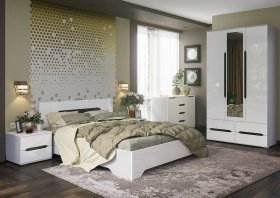 Модульная спальня Валирия в Ленске - lensk.mebel-nsk.ru | фото