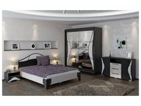 Модульная спальня Верона (Линаура) в Ленске - lensk.mebel-nsk.ru | фото