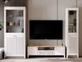 Модульная стенка Валенсия в Ленске - lensk.mebel-nsk.ru | фото