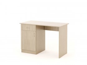 Стол письменный СП-01 (Биг) ясень шимо светлый в Ленске - lensk.mebel-nsk.ru | фото