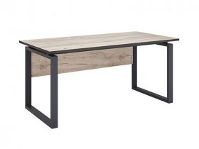 Стол руководителя Ст075.0 Гермес лофт (дуб крафт серый) в Ленске - lensk.mebel-nsk.ru | фото