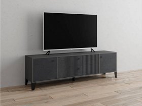 Тумба под ТВ Парус-10 (графит/гранит лофт) в Ленске - lensk.mebel-nsk.ru | фото